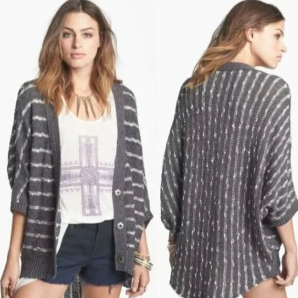 Free People Rabbit In The Moon Oversized Cardigan Small - Picture 1 of 4